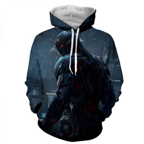 The Avengers  Altron Hoodies - Pullover Black Hoodie