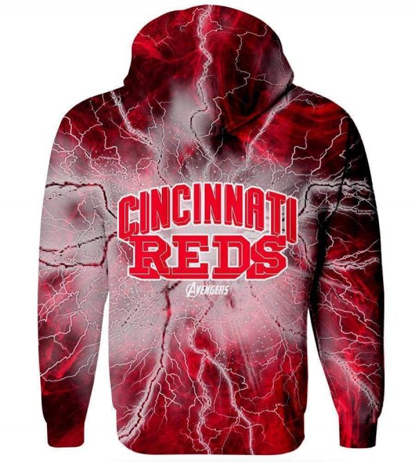 The Avengers Cincinnati Hoodies - Pullover Red Hoodie