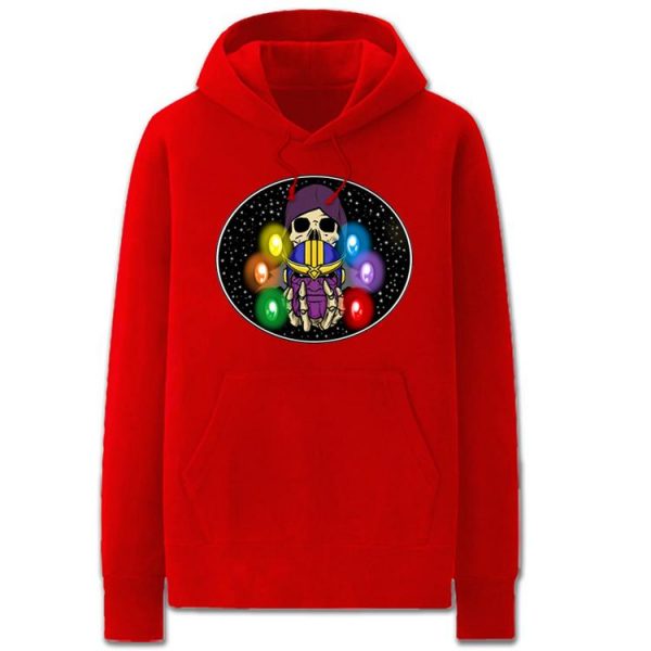 The Avengers Hoodies - Solid Color Death Infinity Gems Super Cool Fleece Hoodie