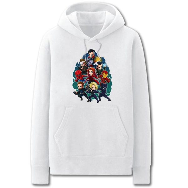 The Avengers Hoodies - Solid Color Super Hero Infinite War Cartoon Style Fleece Hoodie