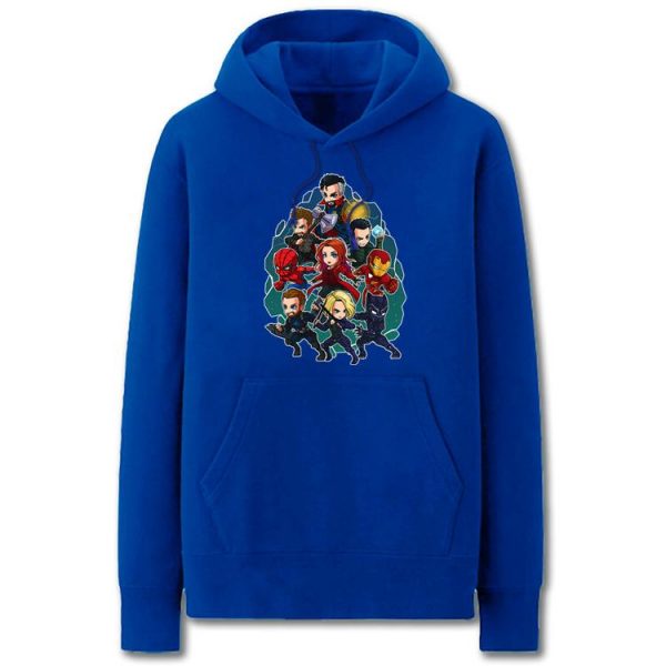 The Avengers Hoodies - Solid Color Super Hero Infinite War Cartoon Style Fleece Hoodie
