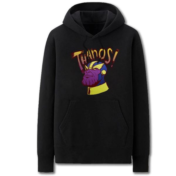 The Avengers Hoodies - Solid Color Thanos was Right Cartoon Style Super Cool Fleece Hoodie