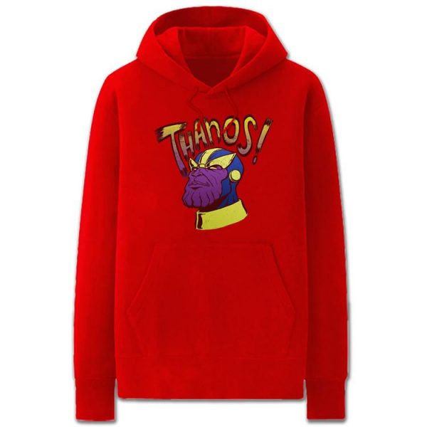 The Avengers Hoodies - Solid Color Thanos was Right Cartoon Style Super Cool Fleece Hoodie