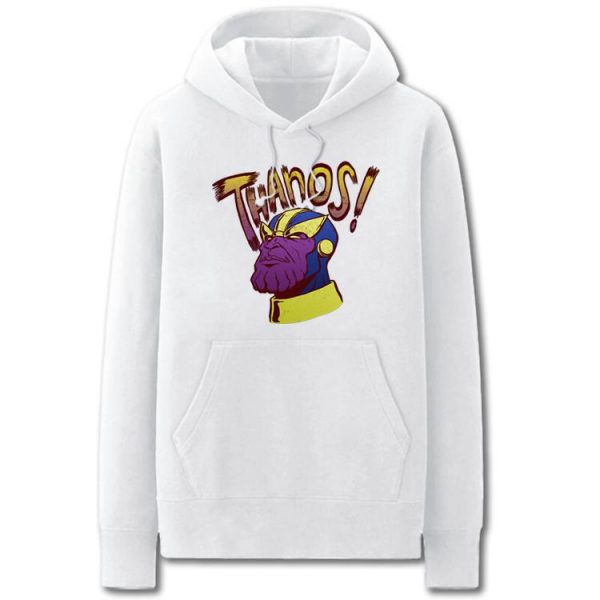 The Avengers Hoodies - Solid Color Thanos was Right Cartoon Style Super Cool Fleece Hoodie