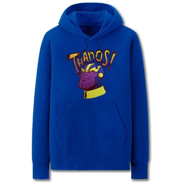 The Avengers Hoodies - Solid Color Thanos was Right Cartoon Style Super Cool Fleece Hoodie