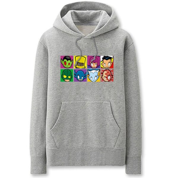 The Avengers Hoodies - Solid Color The Avengers Super Hero Cartoon Style Fleece Hoodie