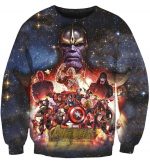 The Avengers Infinity War Hoodies - Pullover Black Hoodie