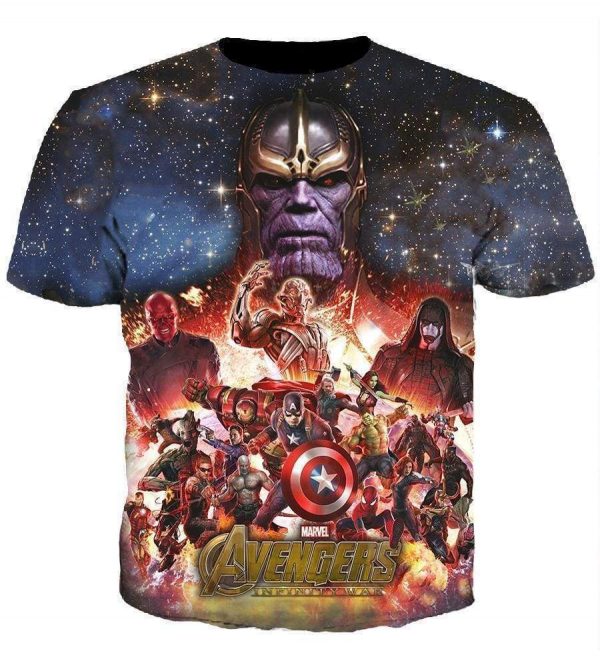 The Avengers Infinity War Hoodies - Pullover Black Hoodie