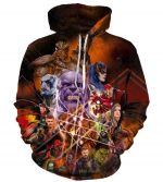 The Avengers Infinity War Hoodies - Zip Up Hero Collection Yellow Hoodie