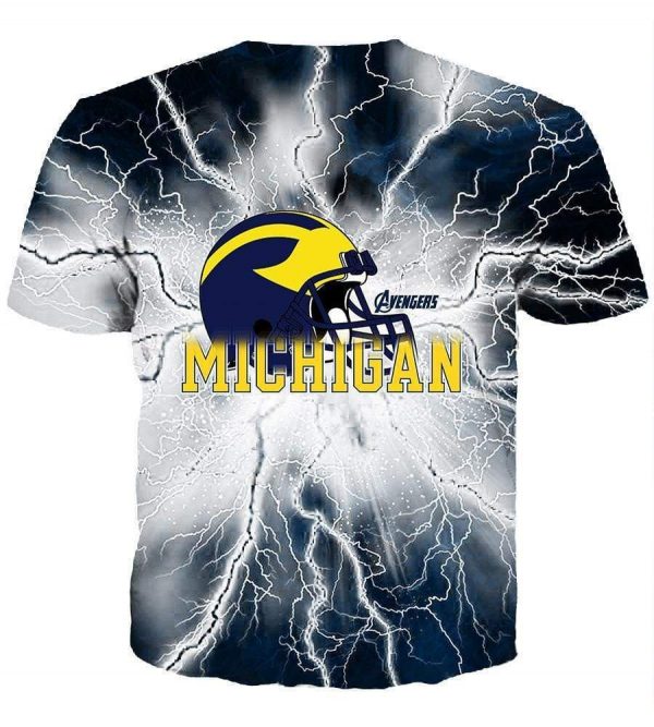 The Avengers Michigan Wolverines Hoodies - Pullover Black Hoodie