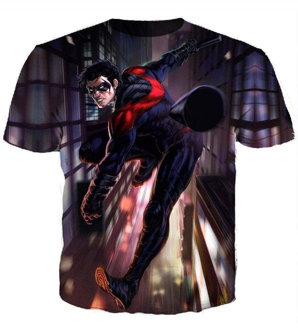 The Avengers Nightwing DC Comics Hoodies - Pullover Black Hoodie