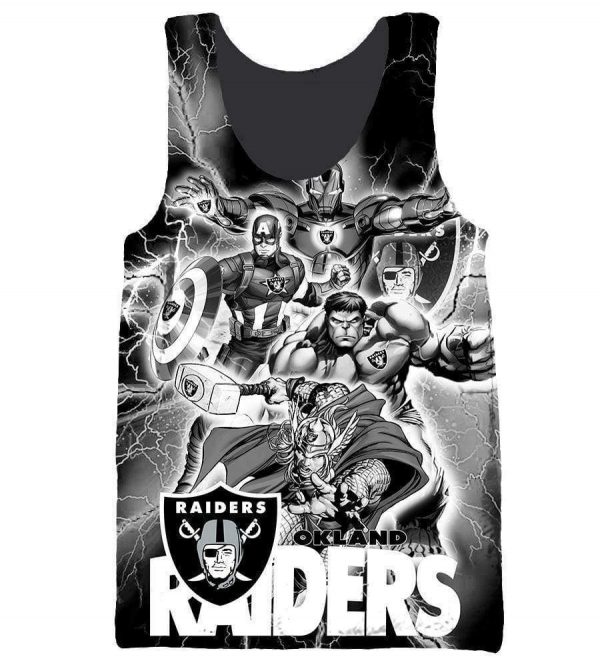 The Avengers Okland raiders Hoodies - Pullover Black Hoodie