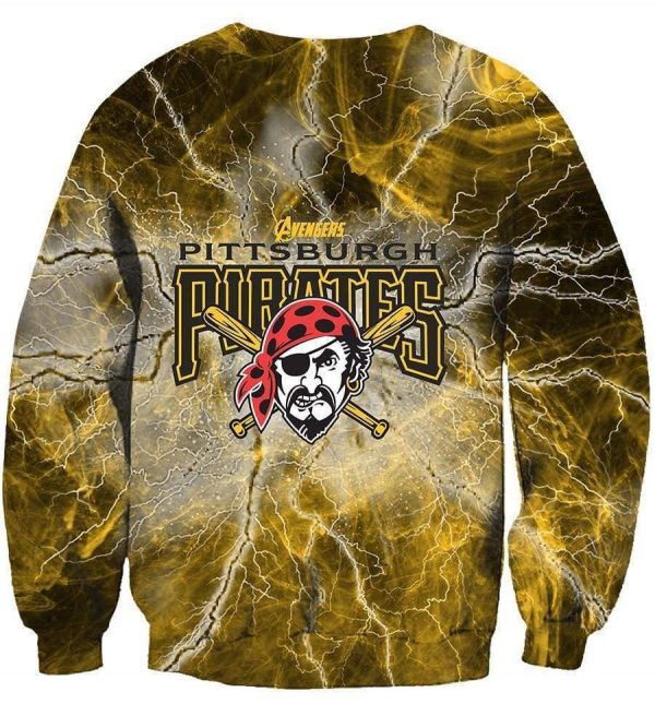The Avengers Pittsburgh Pirates Hoodies - Pullover Yellow Hoodie