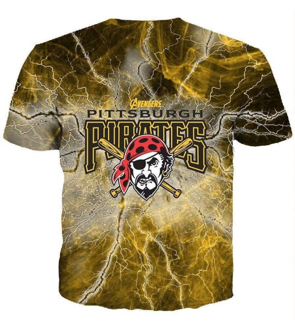 The Avengers Pittsburgh Pirates Hoodies - Pullover Yellow Hoodie