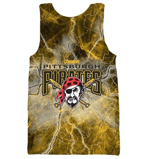 The Avengers Pittsburgh Pirates Hoodies - Pullover Yellow Hoodie