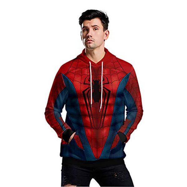 The Avengers Spiderman Hoodie - Superman Pullover Sweatshirt