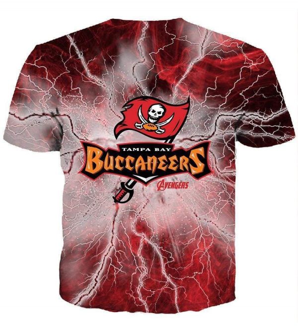 The Avengers Tampa Bay Buccaneers Hoodie - Pullover Red Hoodie