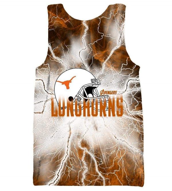 The Avengers Texas Longhorns Hoodies - Pullover Orange Hoodie