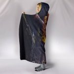 The Avengers Thanos Gauntlet Hooded Blanket - Five Black Finger Blanket