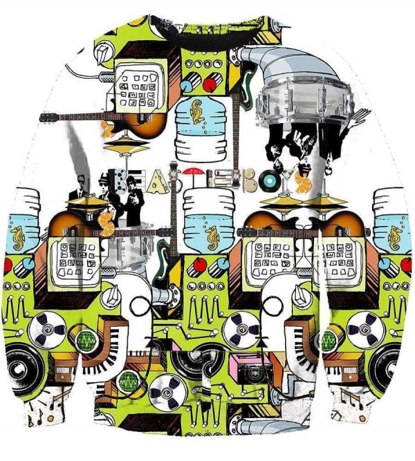 The Beastie Boys Hoodies - Pullover White Hoodie