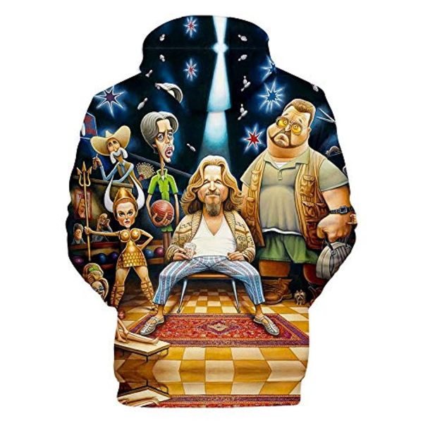 The Big Lebowski Hoodies - The Dude Unisex Hooded Jacket Coat Pullover