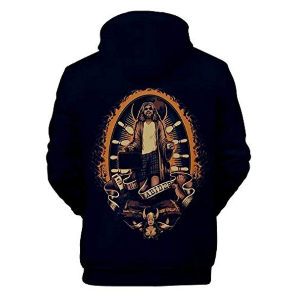The Big Lebowski Hoodies - The Dude Unisex Hooded Jacket Coat Pullover