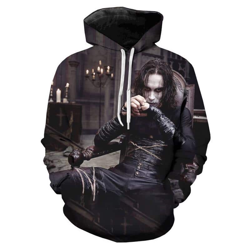 The Crow Eric Draven Pullover - Horror Movie 3D Printed Hoodies
