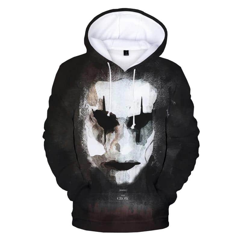 The Crow Hoodie - Horror Movie 3D Printed Outwear
