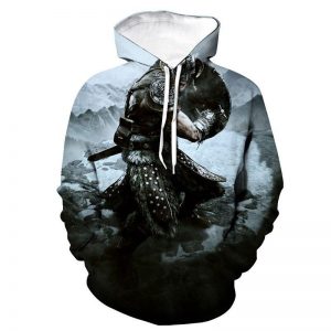 The Elder Scrolls 3D Printed Hoodies - Game Hooded Sweatshirt Pullover