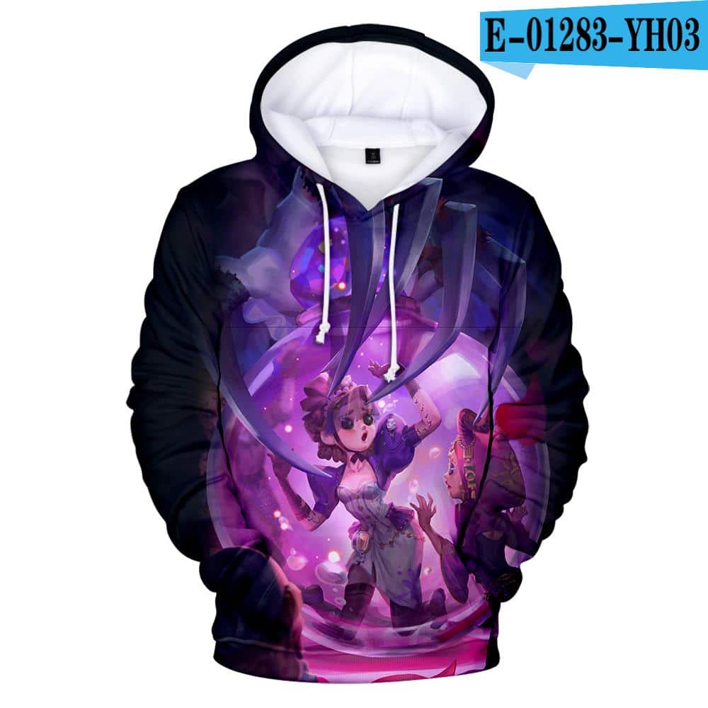 The fifth Personality Hooded Sweatshirts - Game Asymmetrical Battle Arena Hoodie