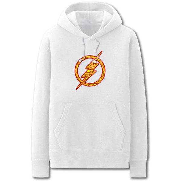 The Flash Hoodies - Solid Color Super Hero The Flash Fleece Hoodie