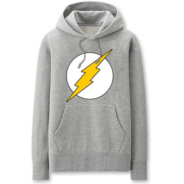 The Flash Hoodies - Solid Color The Flash Icon Fleece Hoodie