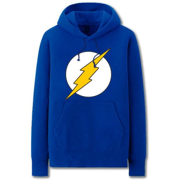 The Flash Hoodies - Solid Color The Flash Icon Fleece Hoodie