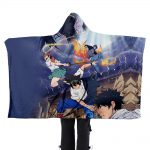 The God of High School Flannel Hooded Blanket