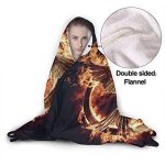 The Hunger Games Hooded Blanket - Unisex Cloak Style Hooded Fleece Blanket