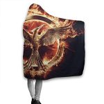 The Hunger Games Hooded Blanket - Unisex Cloak Style Hooded Fleece Blanket