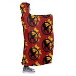 The Hunger Games Hooded Blanket - Unisex Cloak Style Hooded Fleece Blanket