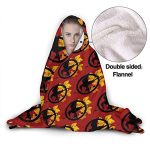 The Hunger Games Hooded Blanket - Unisex Cloak Style Hooded Fleece Blanket