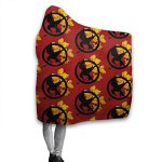 The Hunger Games Hooded Blanket - Unisex Cloak Style Hooded Fleece Blanket