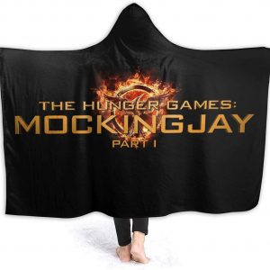 The Hunger Games Hooded Blanket - Unisex Cloak Style Hooded Fleece Blanket