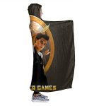 The Hunger Games Hooded Blanket - Unisex Cloak Style Hooded Fleece Blanket