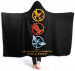 The Hunger Games Hooded Blanket - Unisex Cloak Style Hooded Fleece Blanket