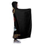 The Hunger Games Hooded Blanket - Unisex Cloak Style Hooded Fleece Blanket