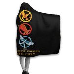 The Hunger Games Hooded Blanket - Unisex Cloak Style Hooded Fleece Blanket