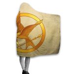 The Hunger Games Hooded Blanket - Unisex Cloak Style Hooded Fleece Blanket