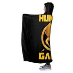 The Hunger Games Hooded Blanket - Unisex Cloak Style Hooded Fleece Blanket