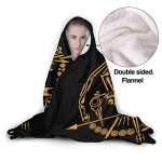 The Hunger Games Hooded Blanket - Unisex Cloak Style Hooded Fleece Blanket