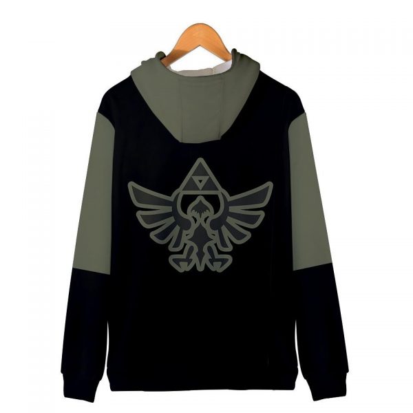 The Legend of Zelda 3D Print Zipper Hooded Jacket Hoodies