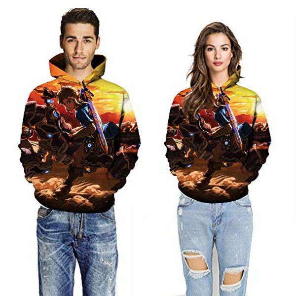 The Legend of Zelda Hoodie - 3D Print Hooded Pullover