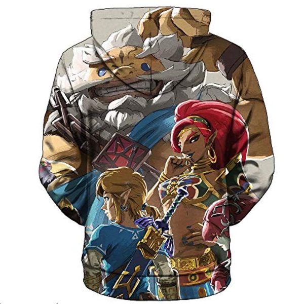 The Legend of Zelda Hoodie - 3D Print Hooded Pullover